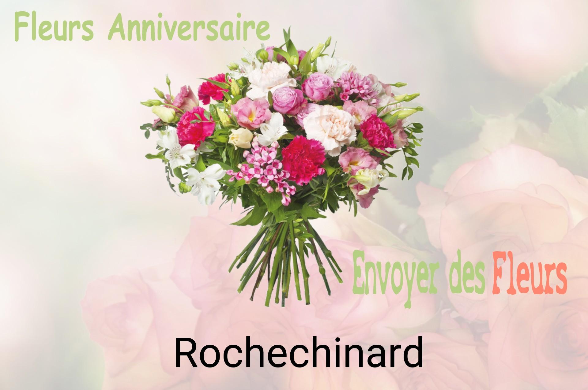 Bouquet de fleurs d’anniversaire livré à Rochechinard